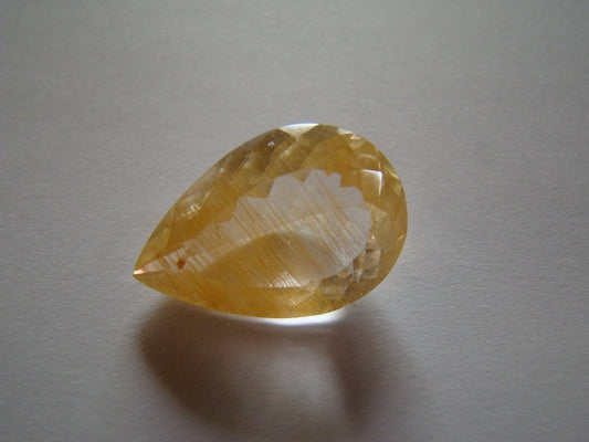 31ct Topaz With Golden Rutile