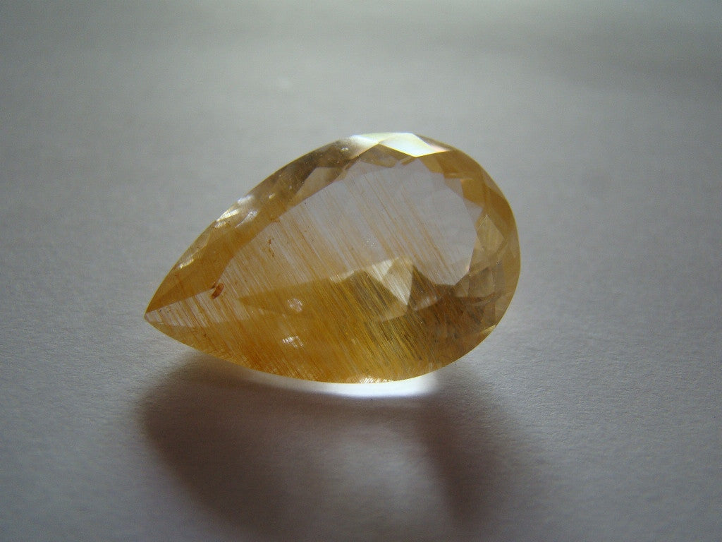 31ct Topaz With Golden Rutile