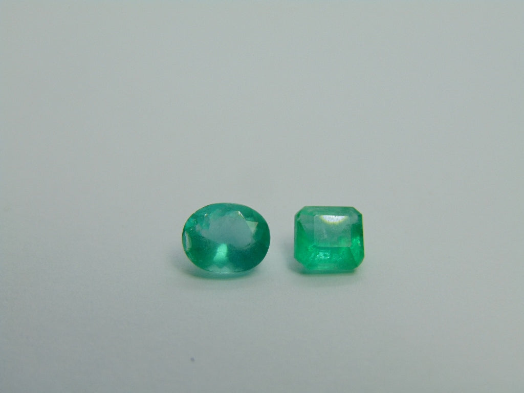 1.87ct Emerald 7x6mm 5mm