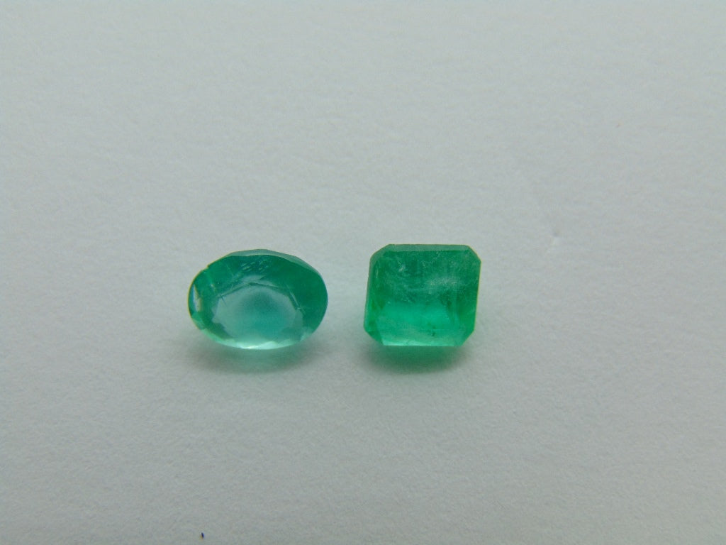 1.87ct Emerald 7x6mm 5mm