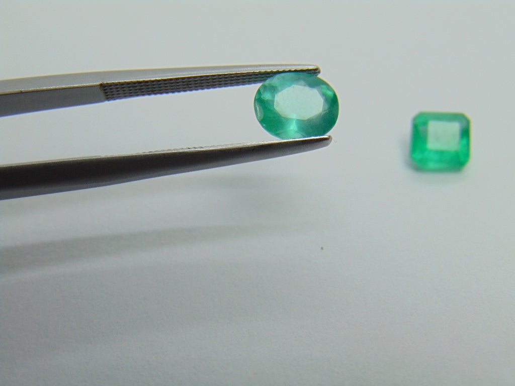 1.87ct Emerald 7x6mm 5mm