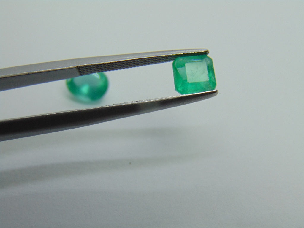 1.87ct Emerald 7x6mm 5mm