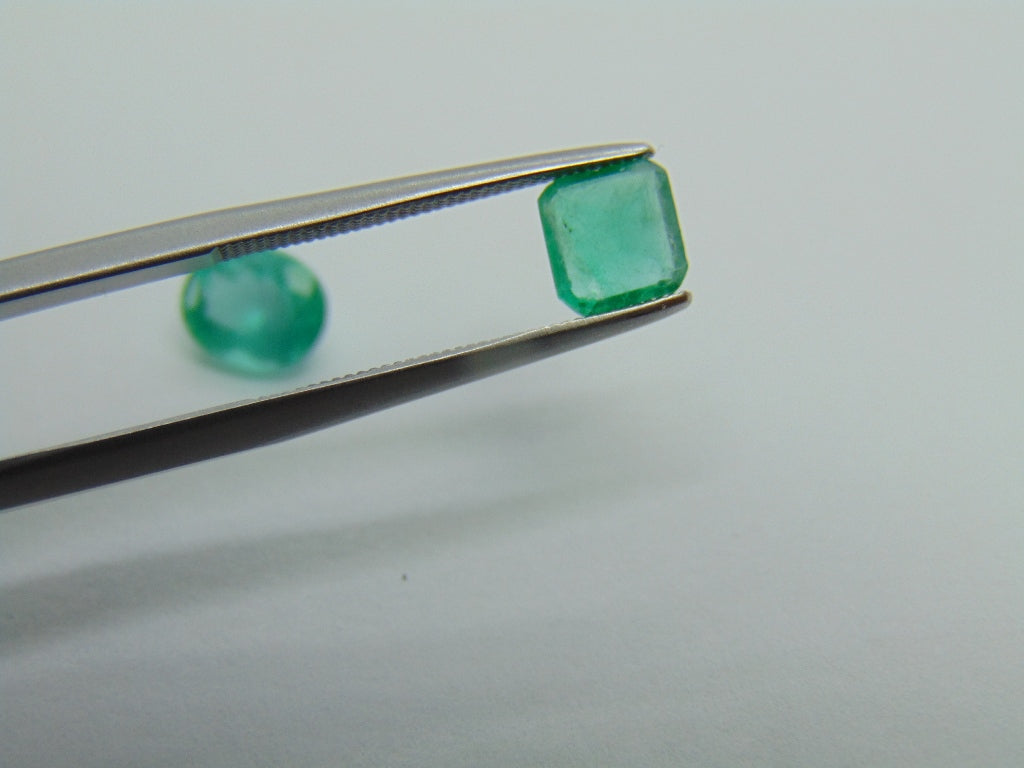 1.87ct Emerald 7x6mm 5mm
