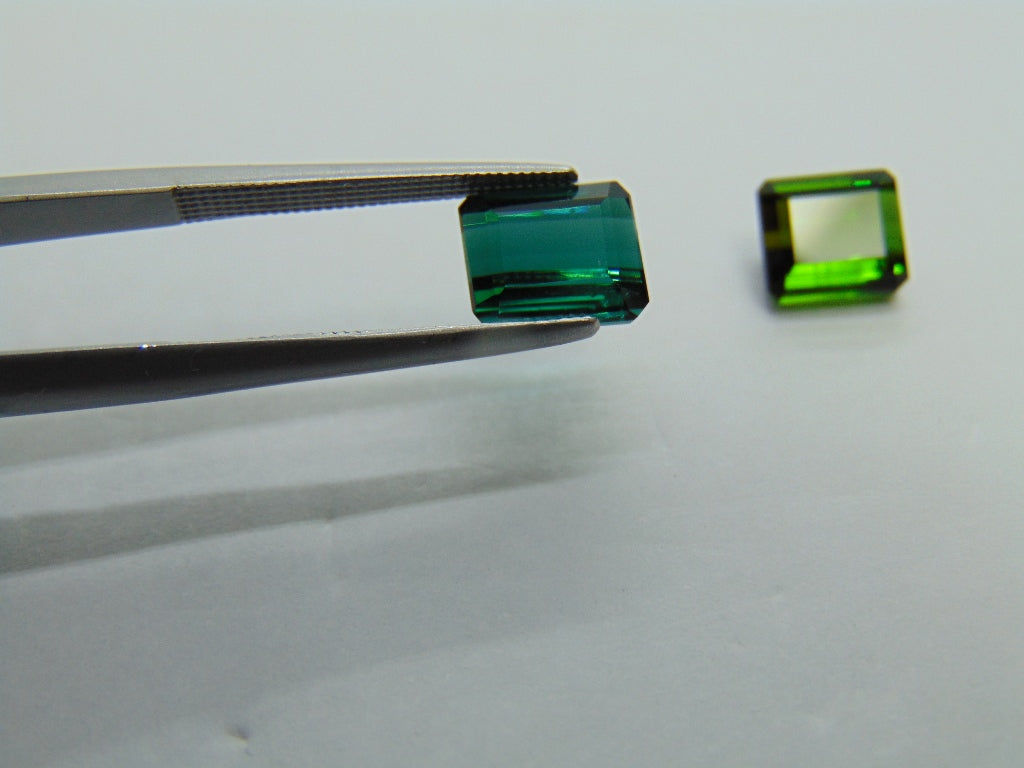 4.95ct Tourmaline 8x7mm 7.5x7mm