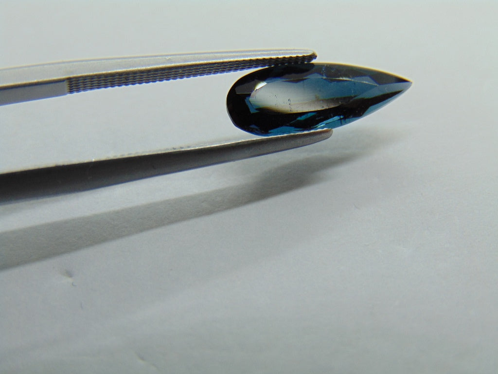 1.78ct Tourmaline Blue 14x5mm