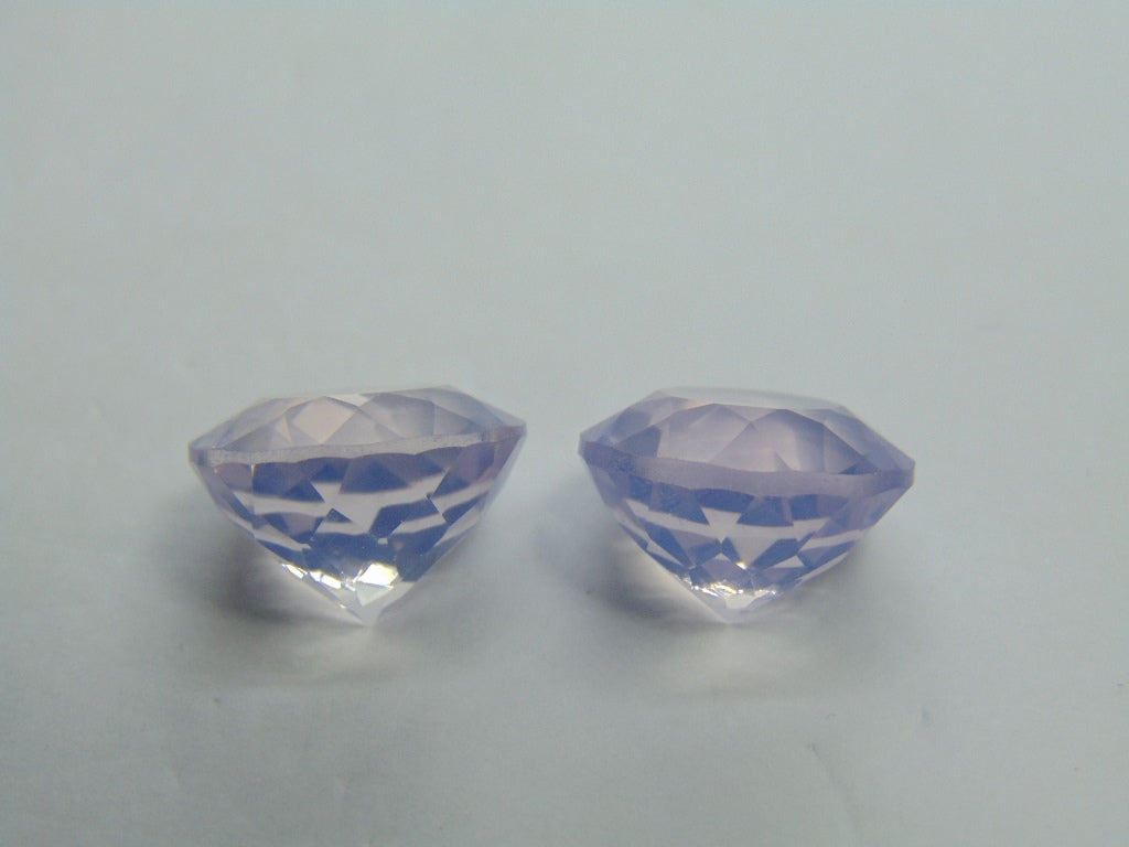 25ct Amethyst Lavender Pair 15mm