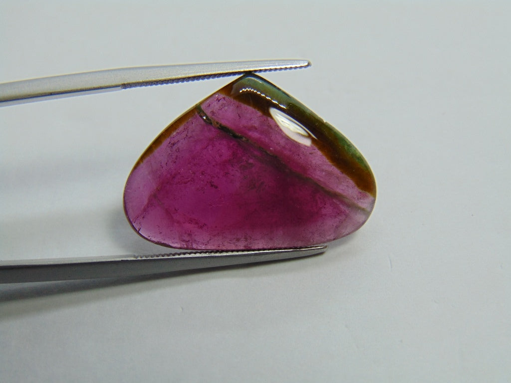 17.70ct Tourmaline Bicolor 24x17mm