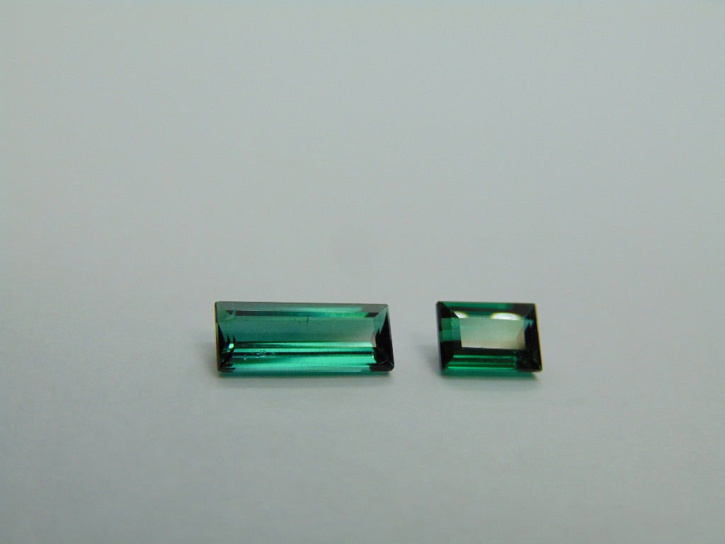 2.60ct Tourmaline 11x4mm 7x6mm