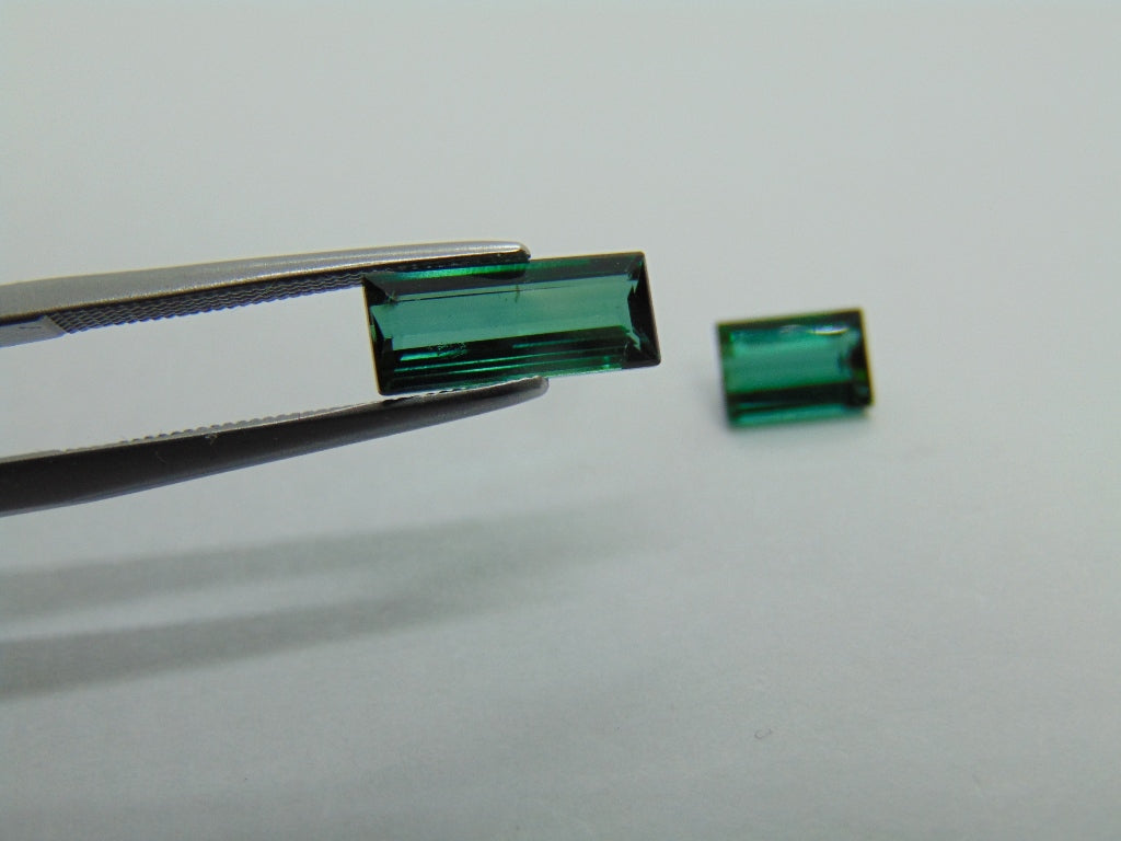 2.60ct Tourmaline 11x4mm 7x6mm