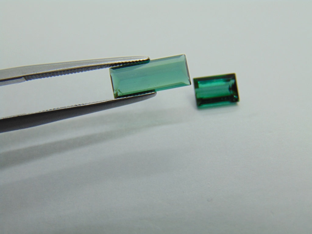 2.60ct Tourmaline 11x4mm 7x6mm