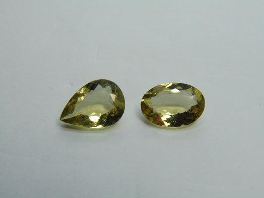 5.65ct Beryl 13x9mm 12x8mm