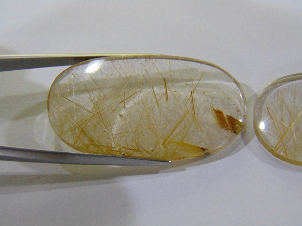 67.20ct Rutile Pair 40x23mm