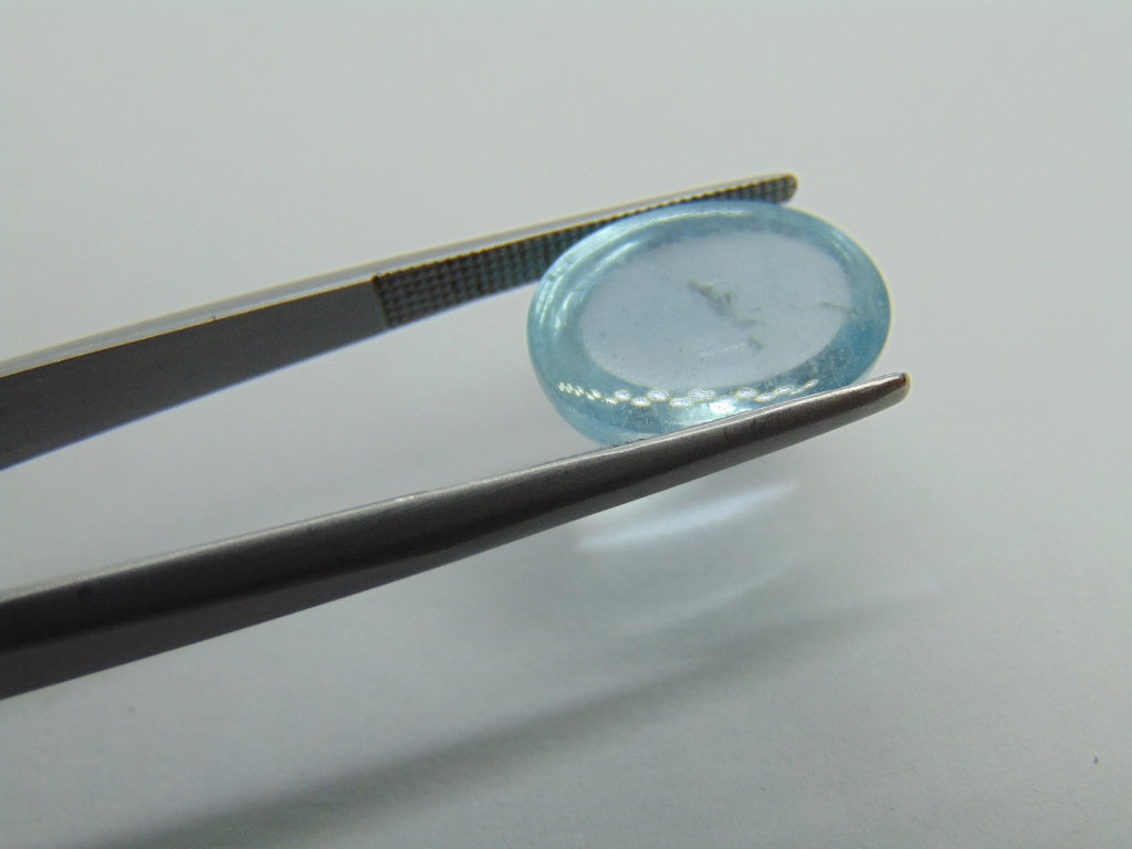 7.75ct Aquamarine Cabochon 15x11mm