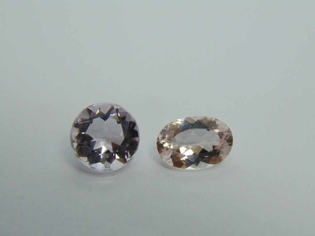 6.44ct Morganite 10mm 11x8mm