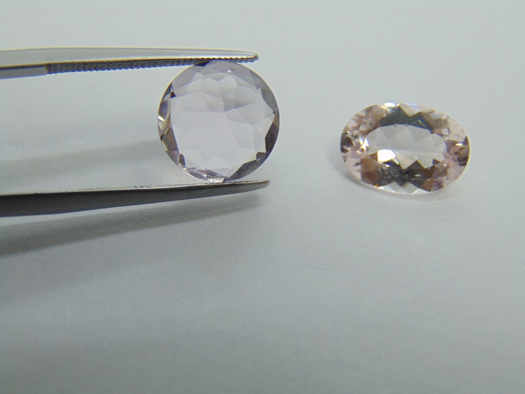 6.44ct Morganite 10mm 11x8mm