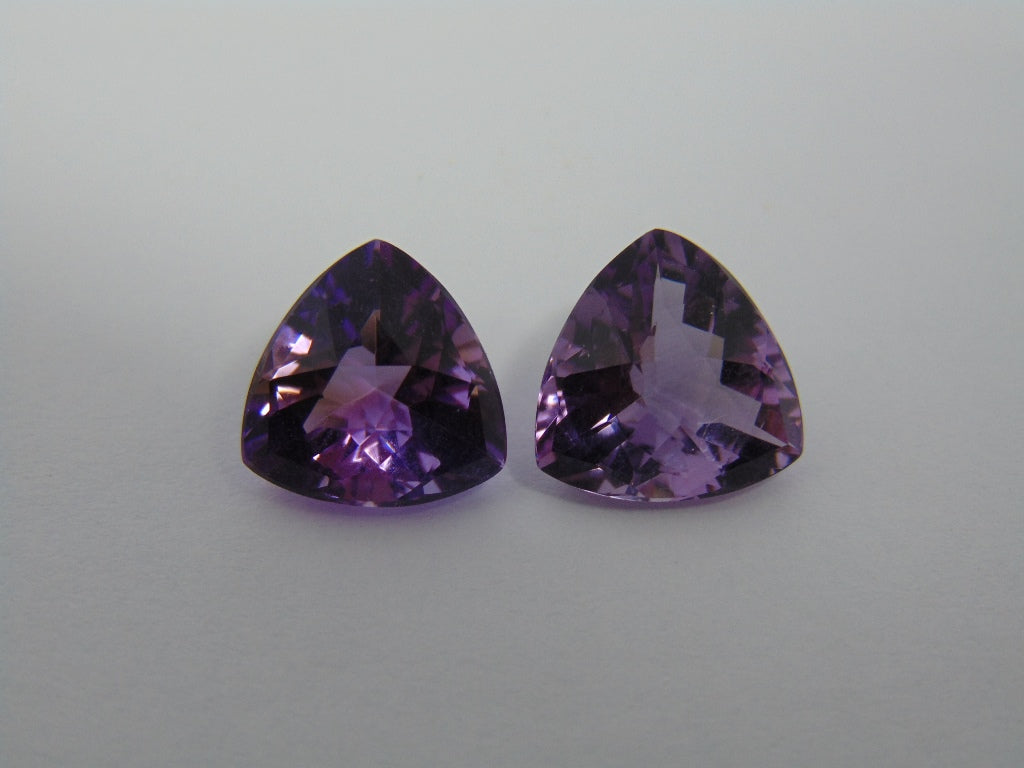 9.70cts Amethyst (Pair)