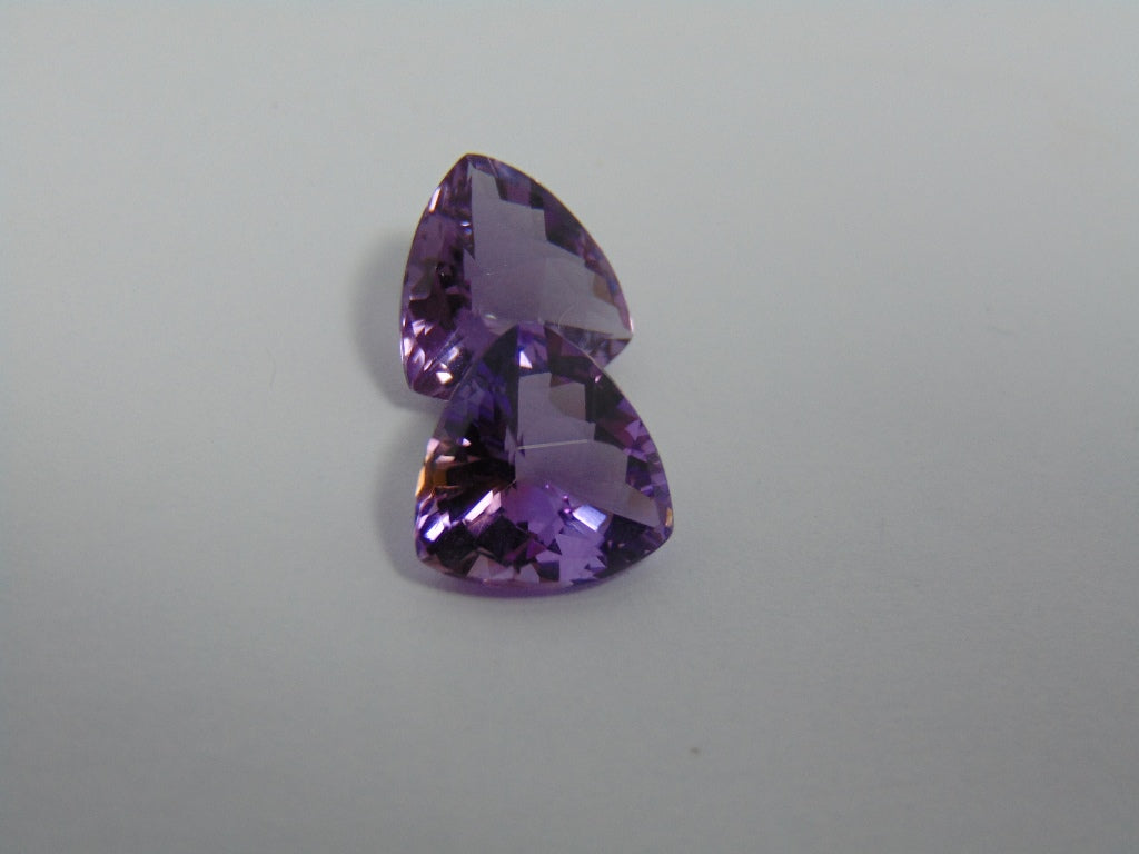 9.70cts Amethyst (Pair)