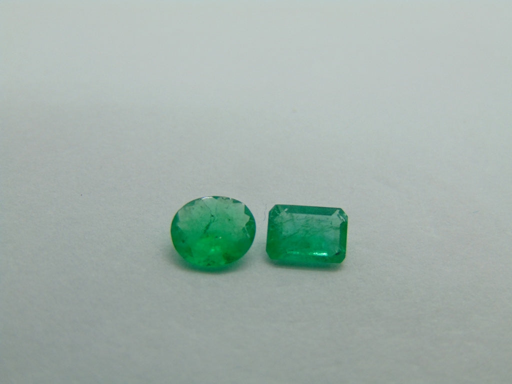 1.03ct Emerald 6x4mm 6x5mm