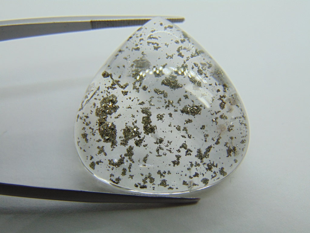 68.30ct Quartz Pyrite 30mm