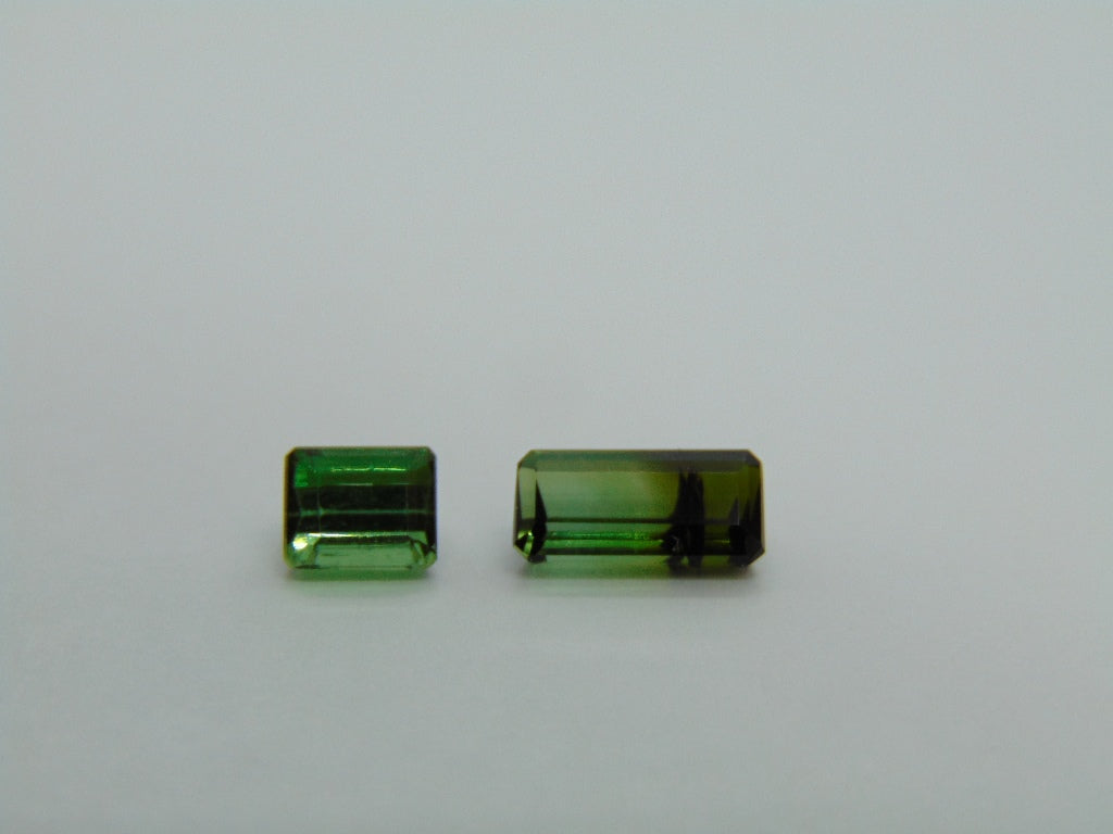 3ct Tourmaline 10x5mm 6x5mm