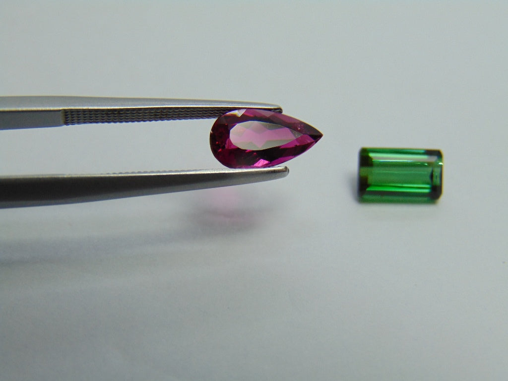 2.70ct Tourmaline 10x5mm 8x5mm