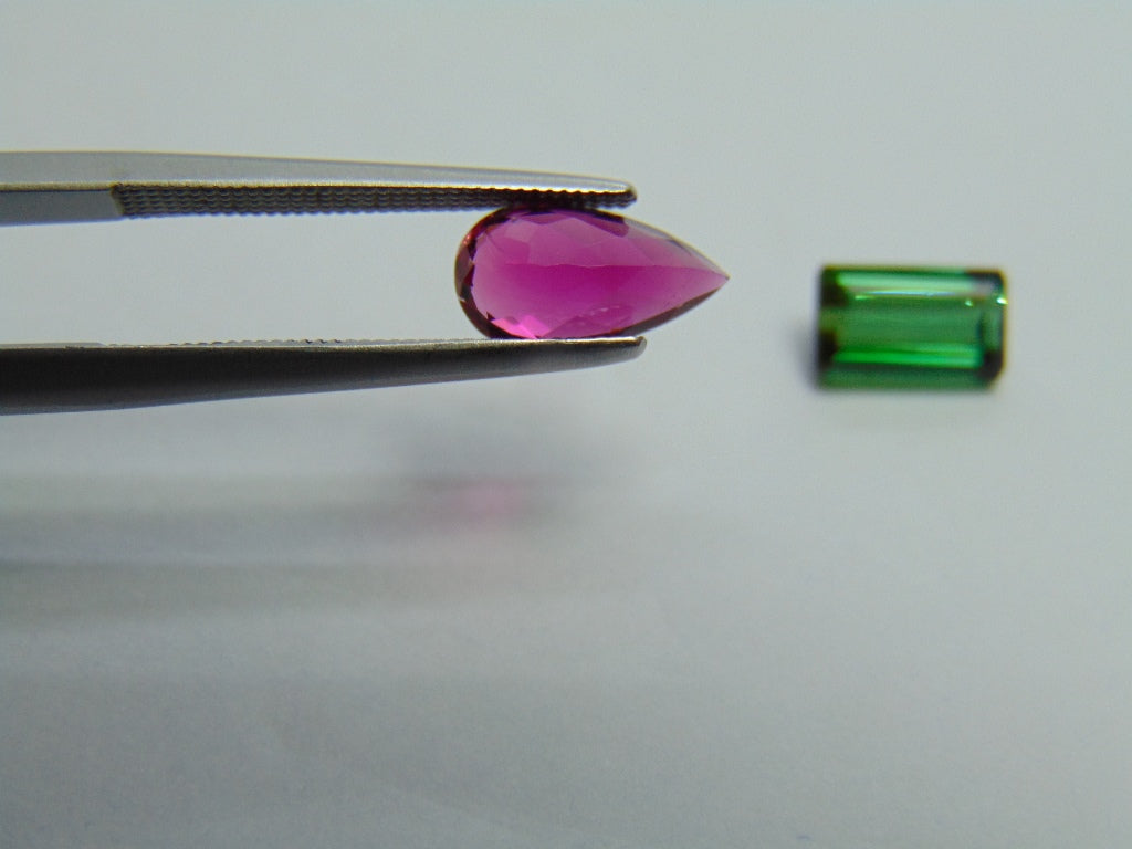 2.70ct Tourmaline 10x5mm 8x5mm