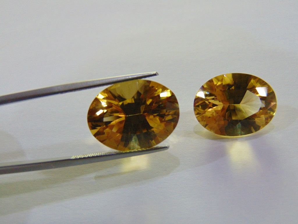 23ct Citrine (Pair)