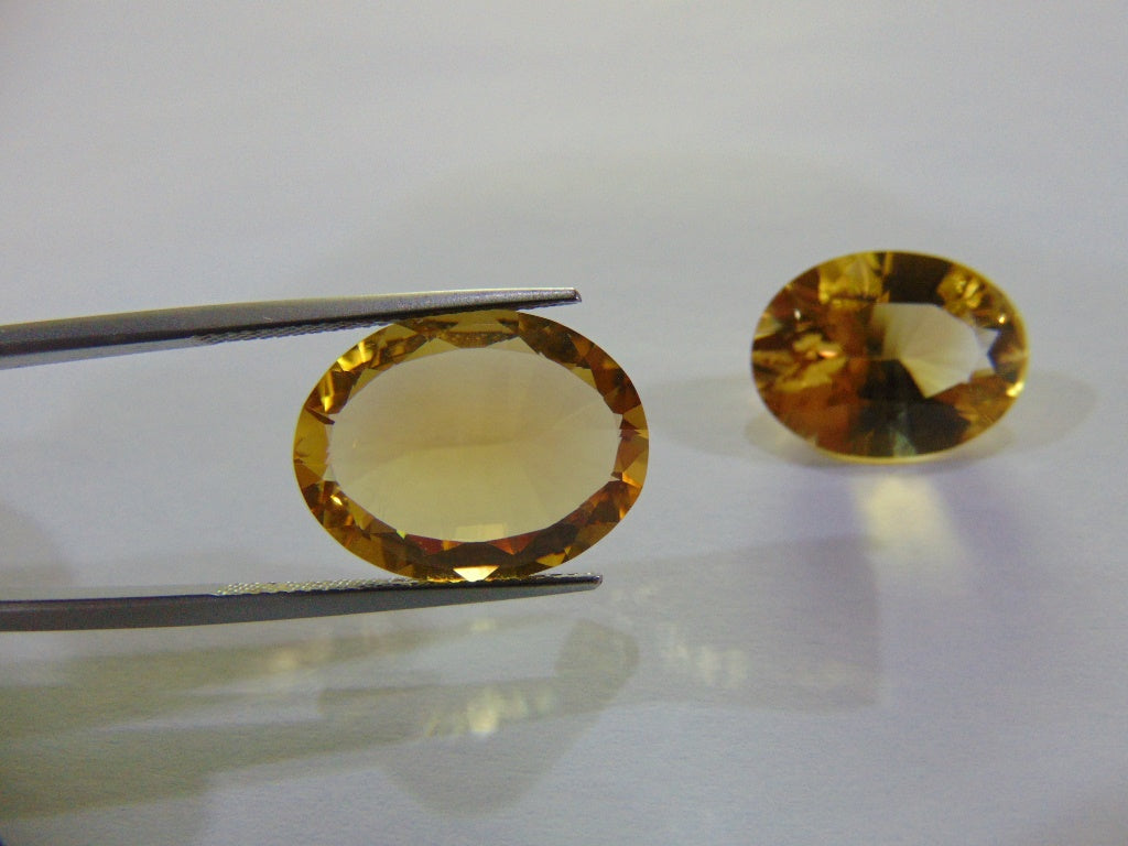 23ct Citrine (Pair)