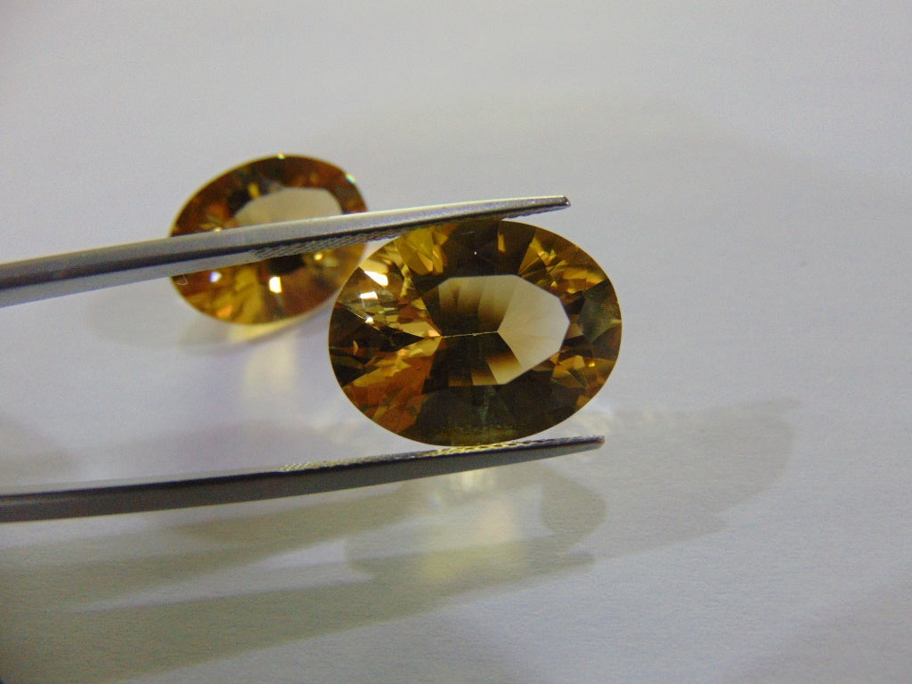 23ct Citrine (Pair)