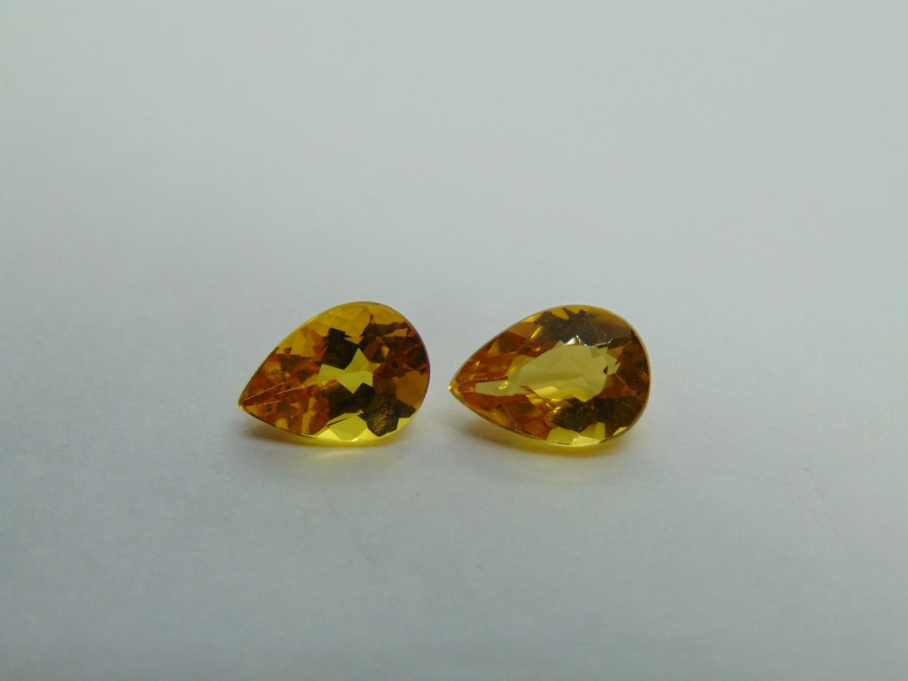 3.45ct Beryl Pair 10x7mm