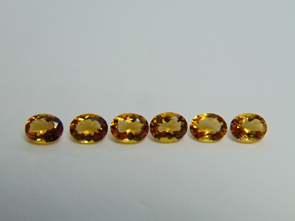 9.55ct Citrine Calibrated 9x7mm