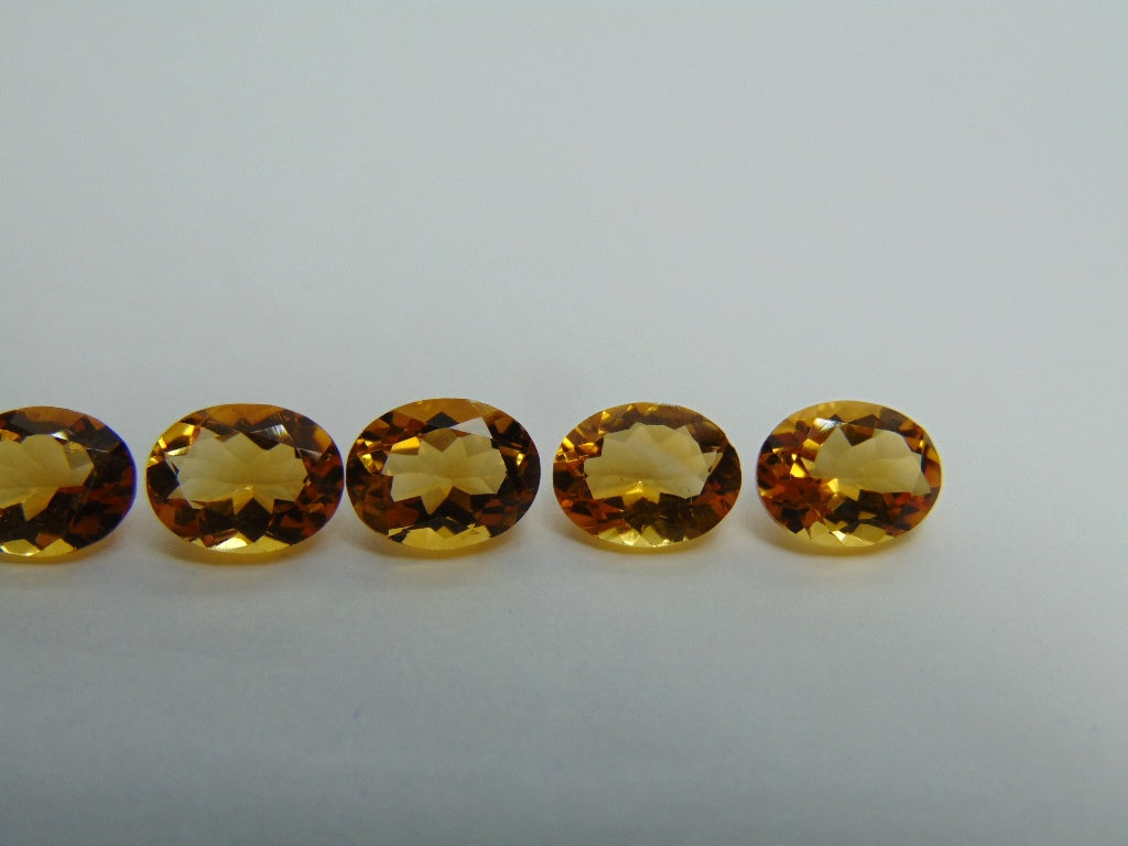 9.55ct Citrine Calibrated 9x7mm