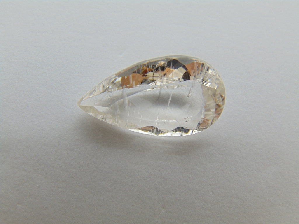 6.70ct Morganite With Needle 18x10mm