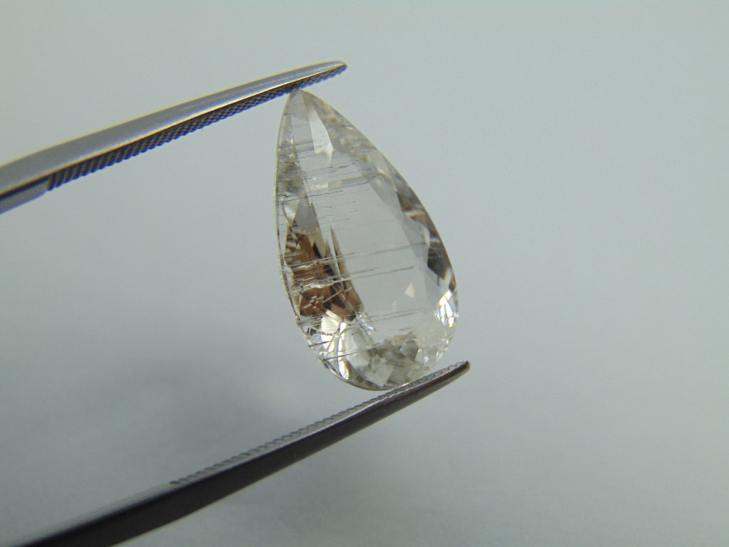 6.70ct Morganite With Needle 18x10mm