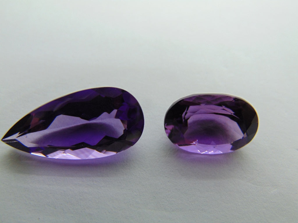 14.10ct Amethyst 21x10mm 14x10mm