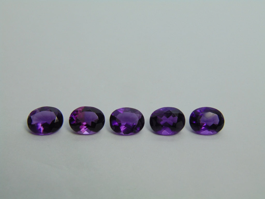 8.20ct Amethysts Calibrated 9x7mm