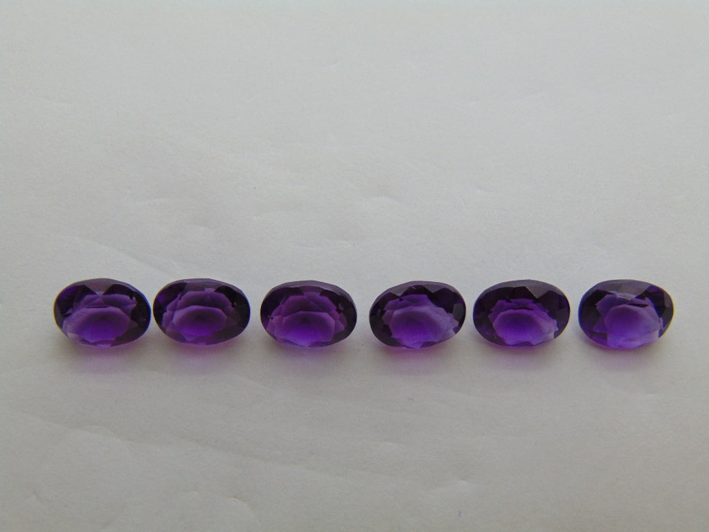 7.39ct Amethyst Calibrated 6x8mm