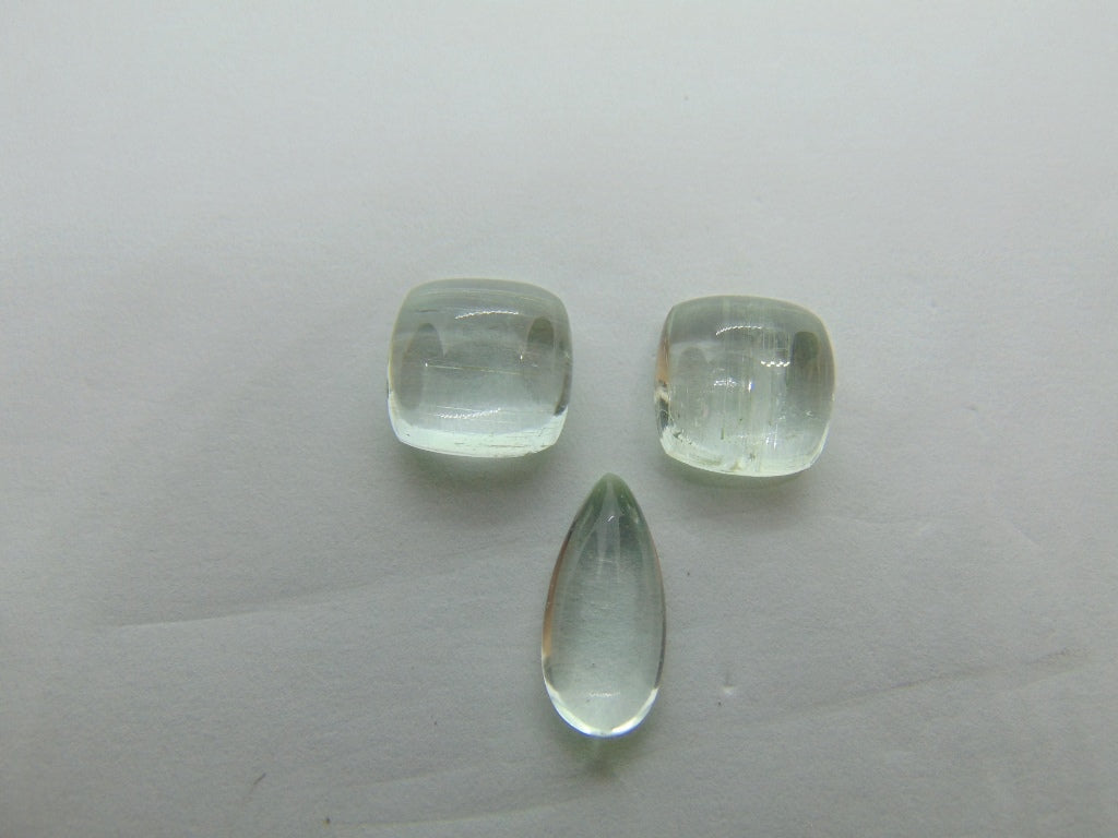 14.80ct Beryl Cabochon 15x7mm 11mm