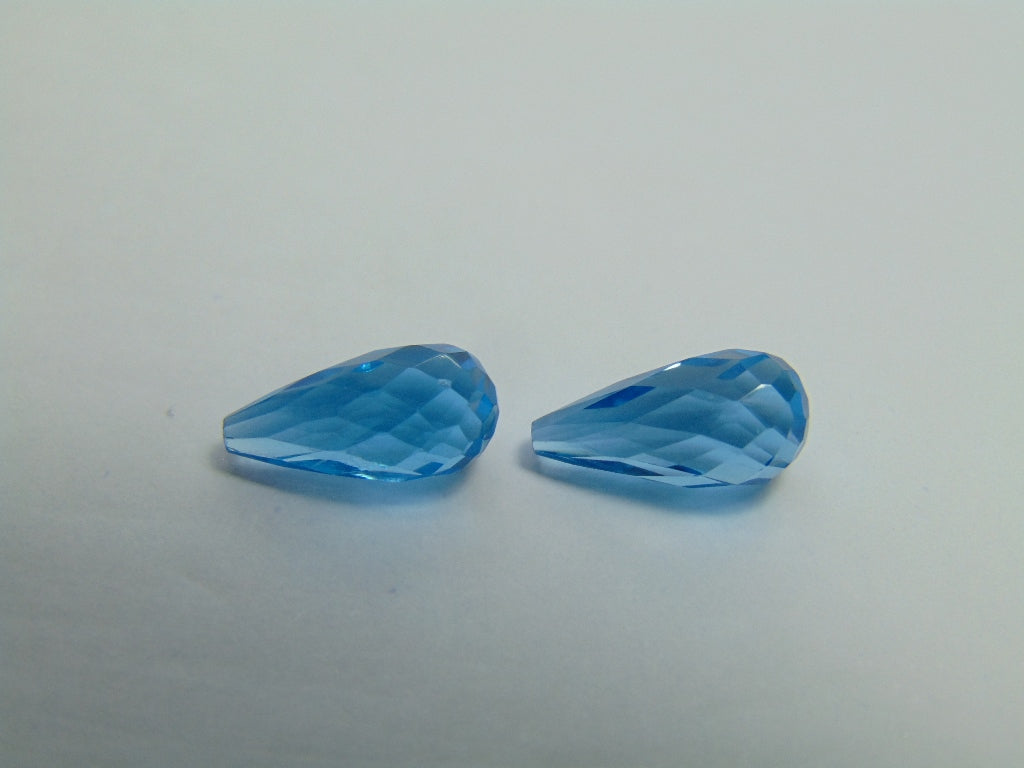 8ct Topaz Pair 13x6mm