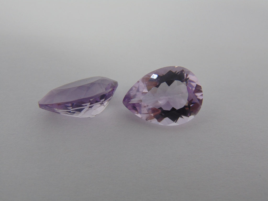 19.60cts Amethyst (Pair)