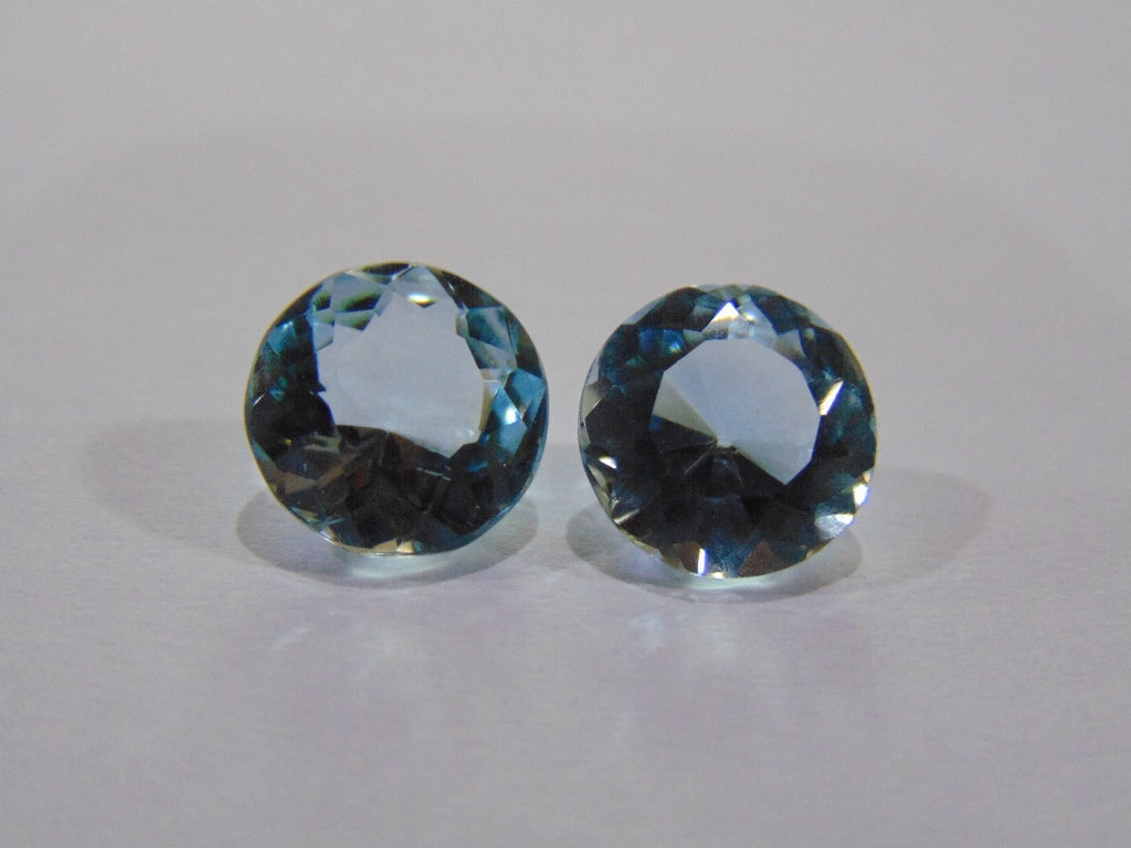 7.50ct Topaz (Sky) Pair