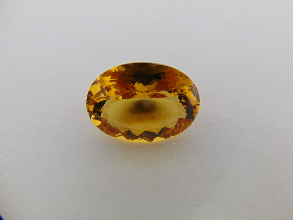 18.10ct Citrine 21x16mm