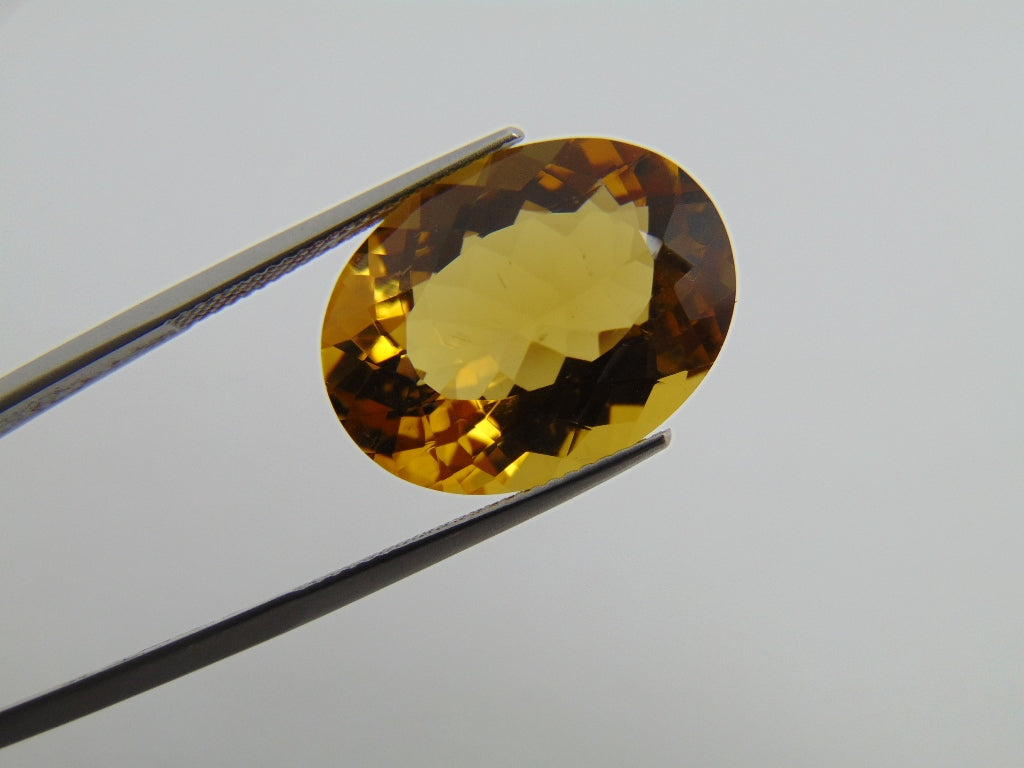 18.10ct Citrine 21x16mm