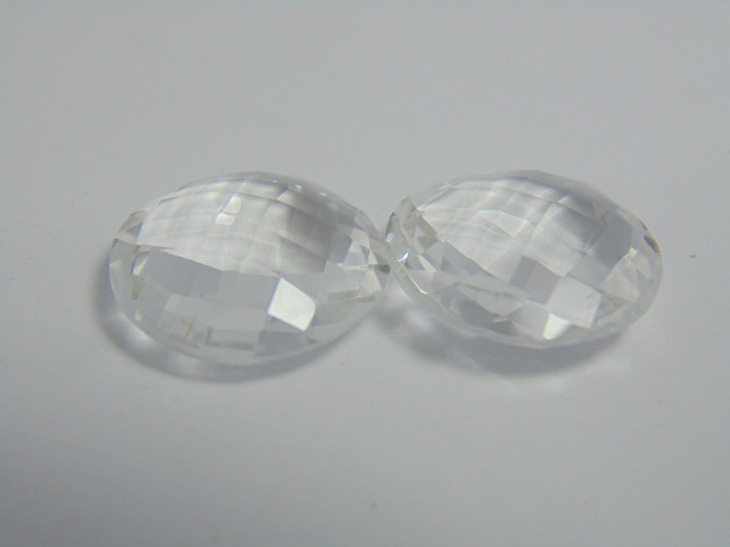 36ct Quartz Crystal Pair 20mm