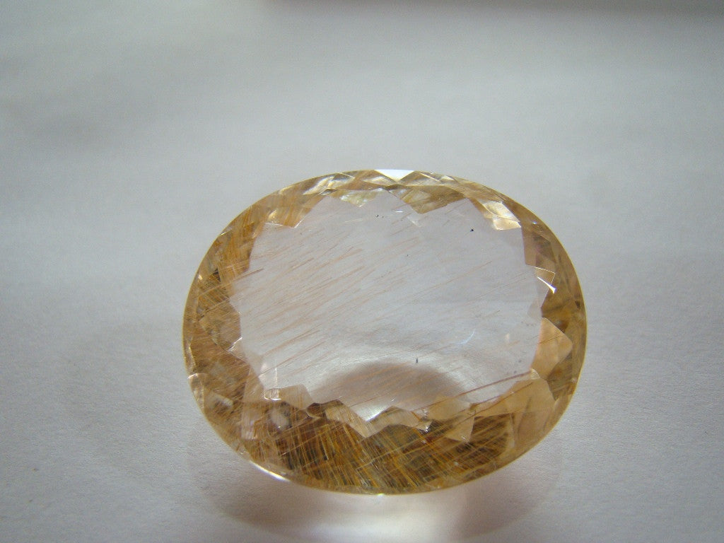 101ct Topaz With Golden Rutile