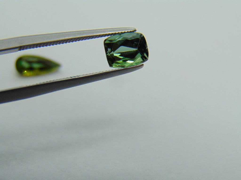 2.10ct Tourmaline 10x4mm 7x5mm