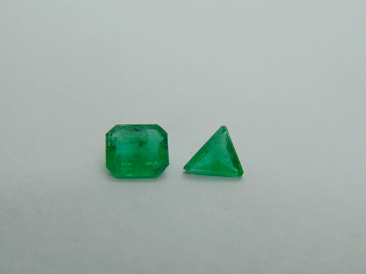 1.55ct Emerald 6mm 7x6mm