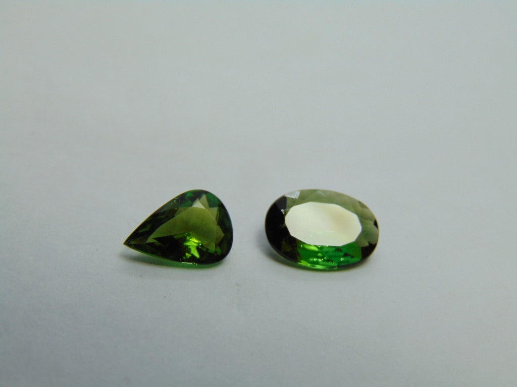 2.54ct Tourmaline 9x6mm 10x7mm