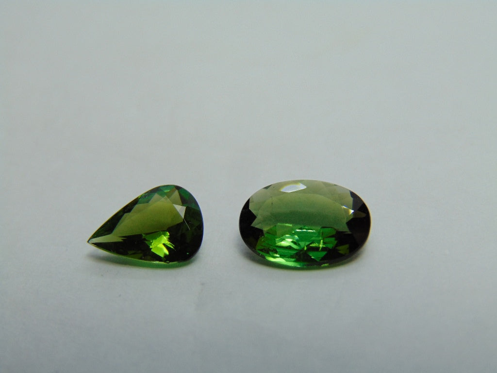 2.54ct Tourmaline 9x6mm 10x7mm