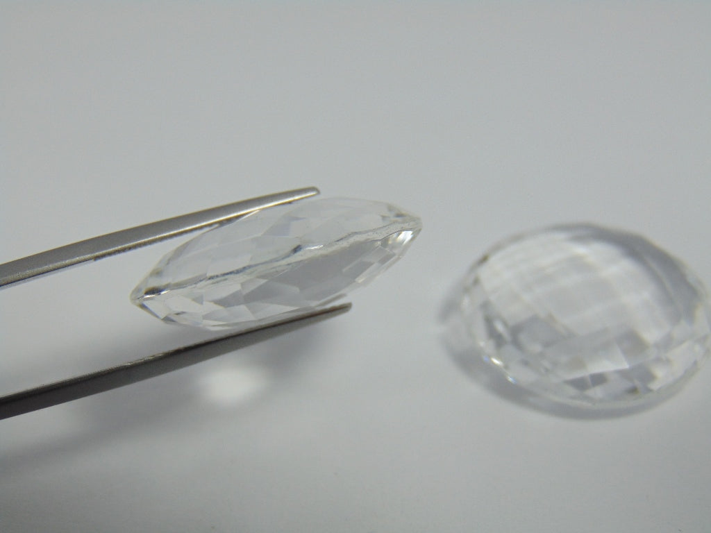 73.40ct Quartz Crystal Pair 25mm